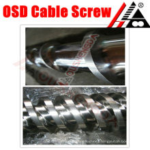 Cable recycling machine cylinder screw